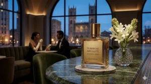 Bold tuberose perfume for special occasions like a sophisticated night out in downtown Montreal.