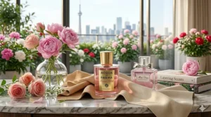 Transitioning from spring to summer with vibrant peony and citrus floral perfumes.