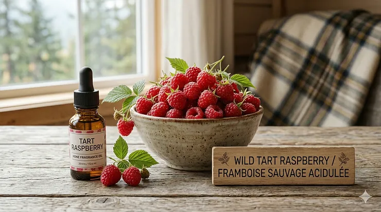 Alt text for image 1 tart raspberry scent vs sweet